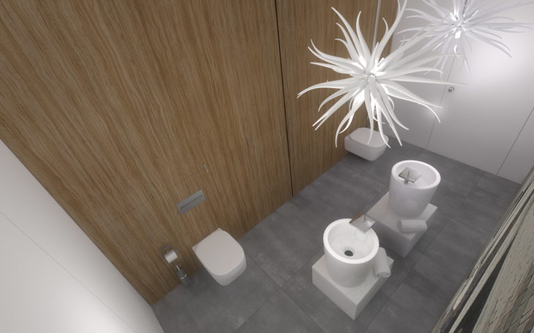 modernistyczna łazienka